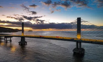 Ratinho Junior inaugura Ponte de Guaratuba; estrutura custou R$ 488 milhões e terá tráfego livre