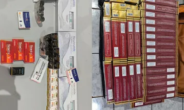 PM apreende anabolizantes, emagrecedores e cigarros em ônibus no Pioneiros Catarinense