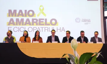 Curitiba lança Ciclopatrulha e novas campanhas para salvar vidas no Maio Amarelo
