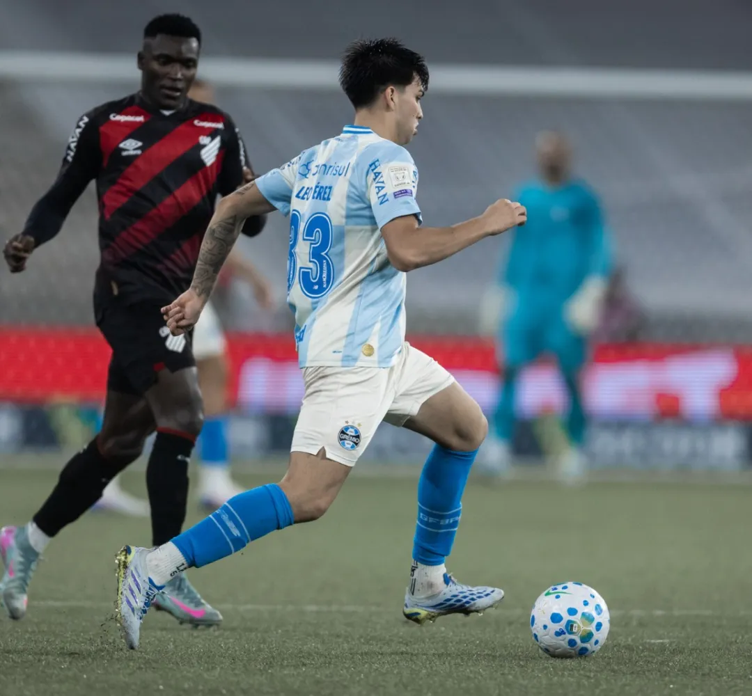 O Grêmio jogou em Curitiba