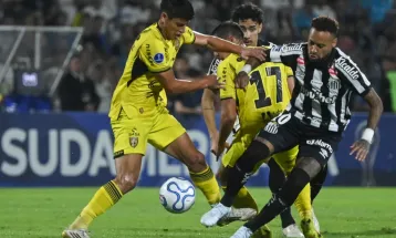 Copa Sul-Americana: Santos joga bem, mas é castigado por velhos problemas