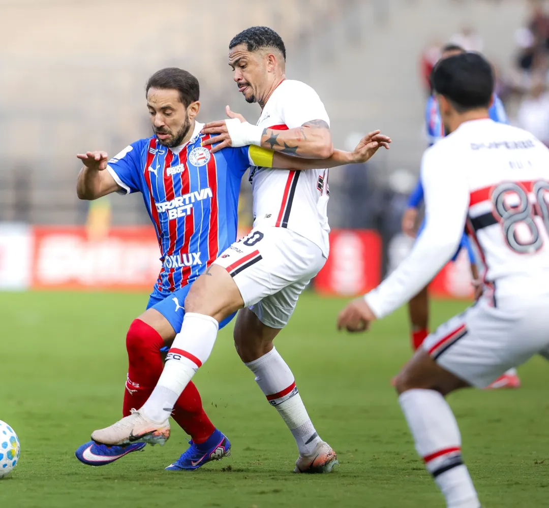 O São Paulo vem de um empate com o Bahia
