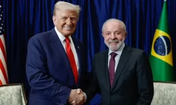 Lula chega à Casa Branca para encontro com Trump