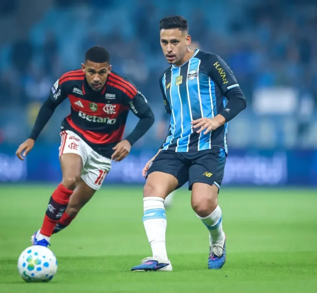 O Fla venceu o Grêmio pelo Brasileiro