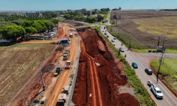TCE aponta falhas em obra de duplicação da PR-317 e determina medidas ao DER-PR