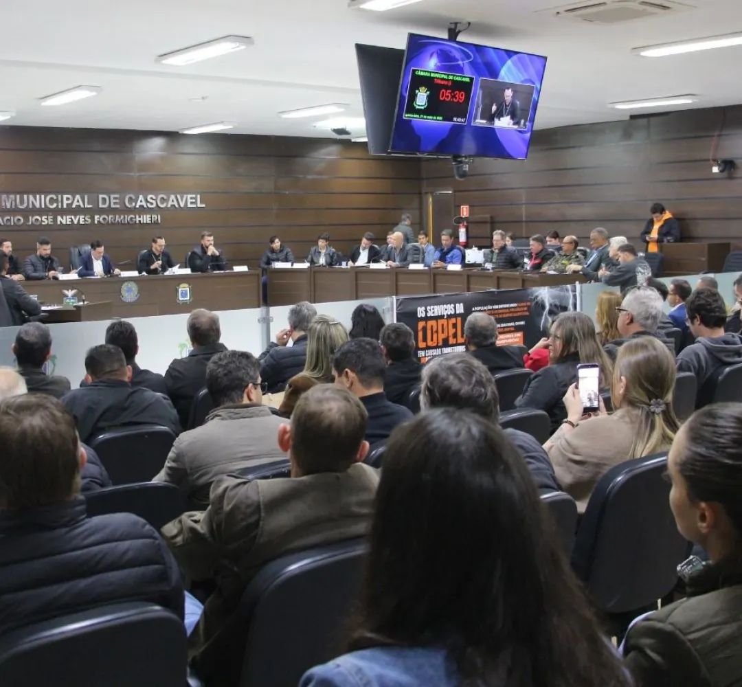 Câmara de vereadores debate apagões