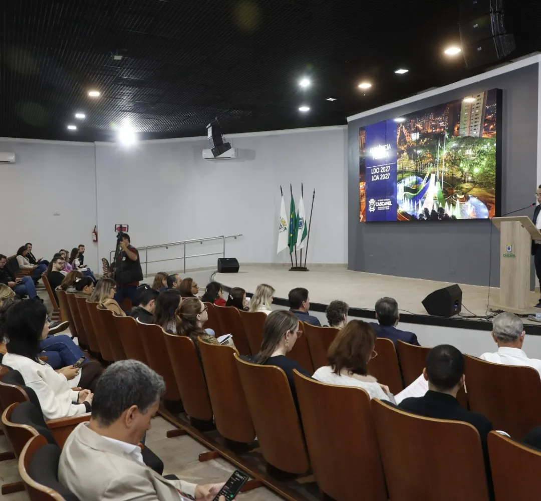 Prefeitura discute orçãmento de 2027