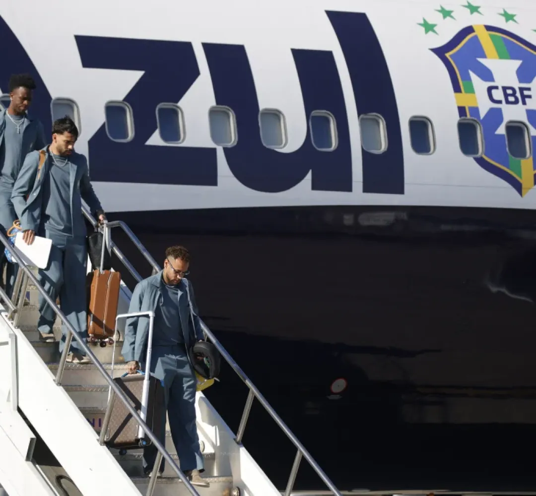 A delegação desembarcou nos EUA