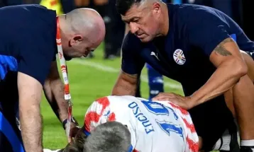 Enciso deixa campo chorando e preocupa Paraguai às vésperas da Copa do Mundo