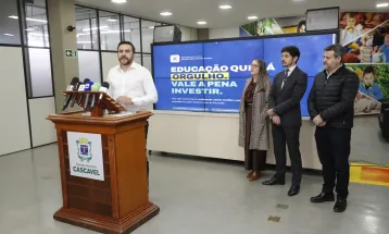 Prefeitura destaca investimentos na educação e projeta novas contratações e obras em Cascavel