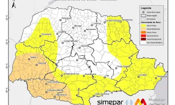 Seca recua em boa parte do Paraná, mas avança em áreas do Oeste e Sudoeste