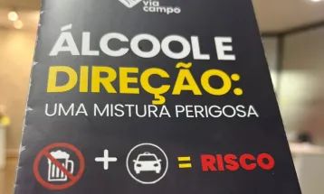 Ação educativa marca os 18 anos da Lei Seca em rodovia de Toledo