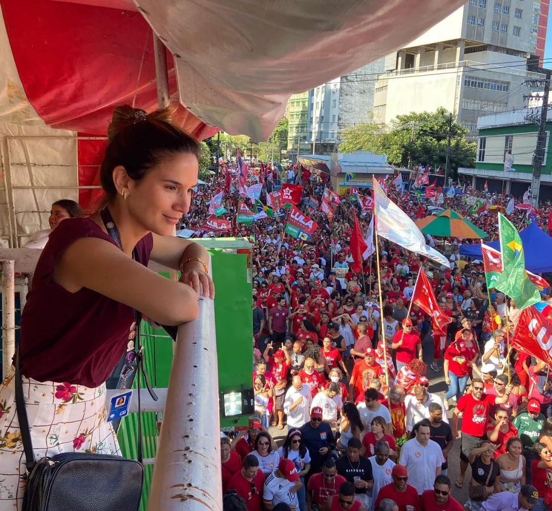 Renata Varandas em manifesto do PT