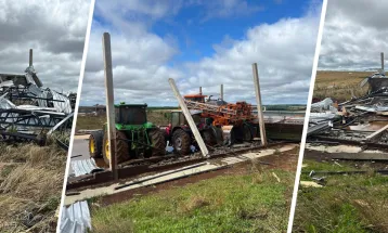 Sete meses após tornado no Paraná, produtores ainda aguardam apoio para reconstruir propriedades