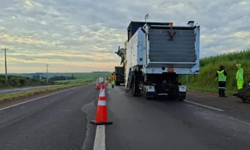 Via Campo intensifica obras em rodovias do Oeste do Paraná nesta semana