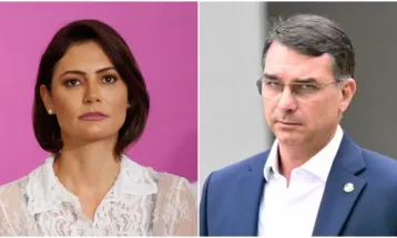 Flávio Bolsonaro diz que Michelle estava "desinformada" ao compartilhar vídeo sobre Daniel Vorcaro