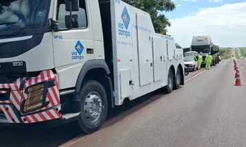 Via Campo realiza obras em rodovias da região e alerta para desvios no tráfego