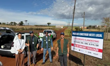 Justiça determina embargo e demolição de loteamento irregular em área rural de Cascavel