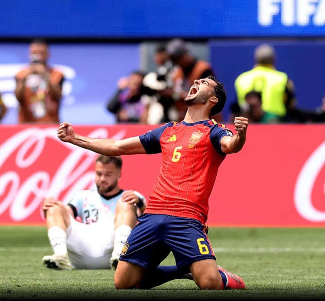 A Espanha venceu a Bélgica