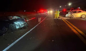 Jovem de 26 anos morre em acidente entre Fusca e Onix na BR-369, no Paraná