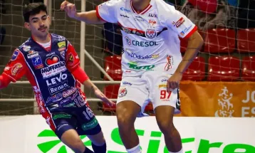 Cascavel Futsal segue sem vencer no mês de julho. Time foi goleado pelo Guarapuava