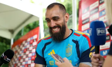 Borja Iglesias ironiza encontro com Trump antes da final da Copa do Mundo: "Espero esquecer rápido"