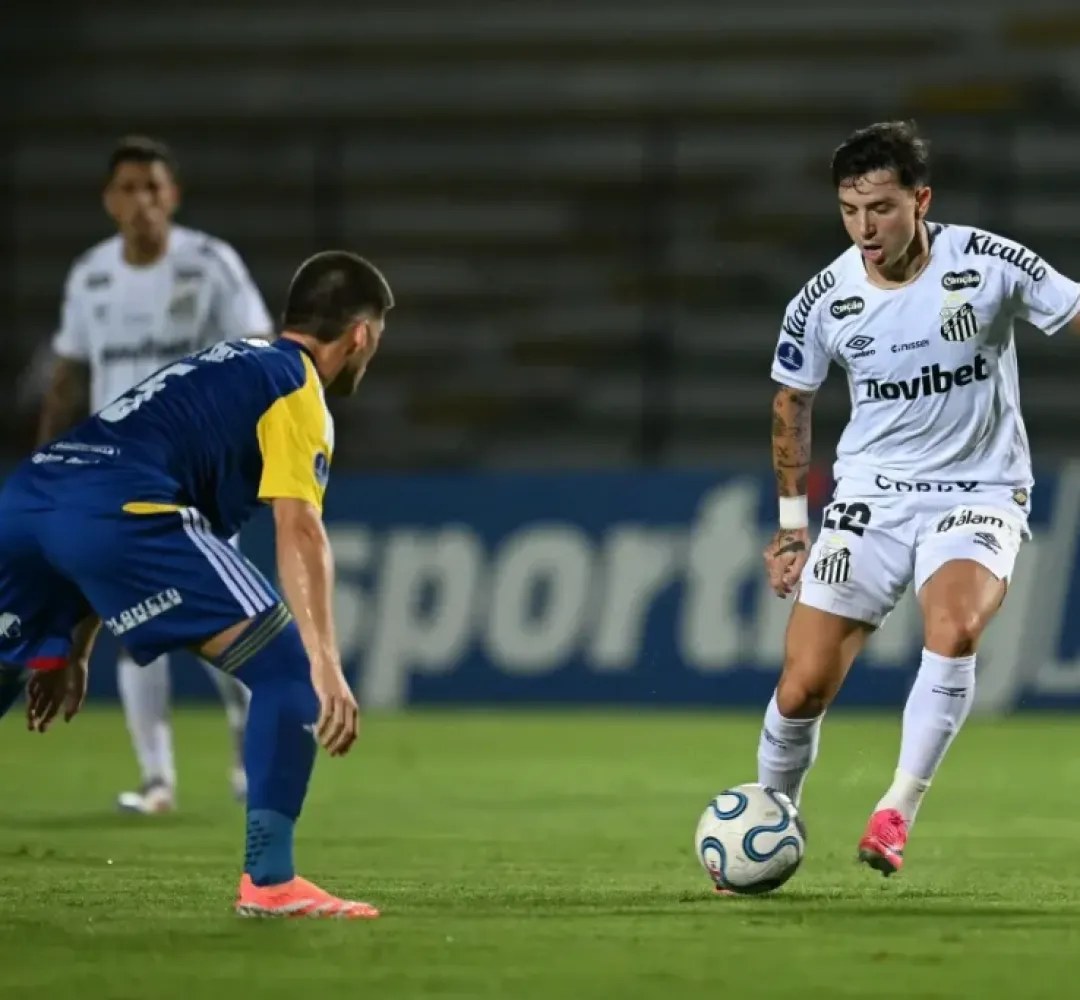 O Santos construiu uma boa vantagem