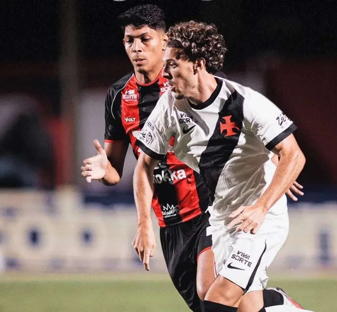 O Vasco vem de derrota no Brasileirão
