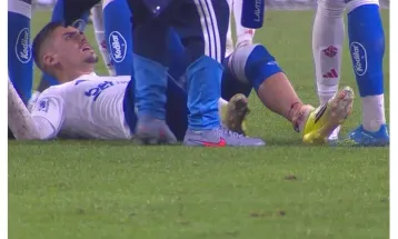 Gabriel Pec sofre fratura na tíbia e passará por cirurgia; zagueiro do Inter pede desculpas