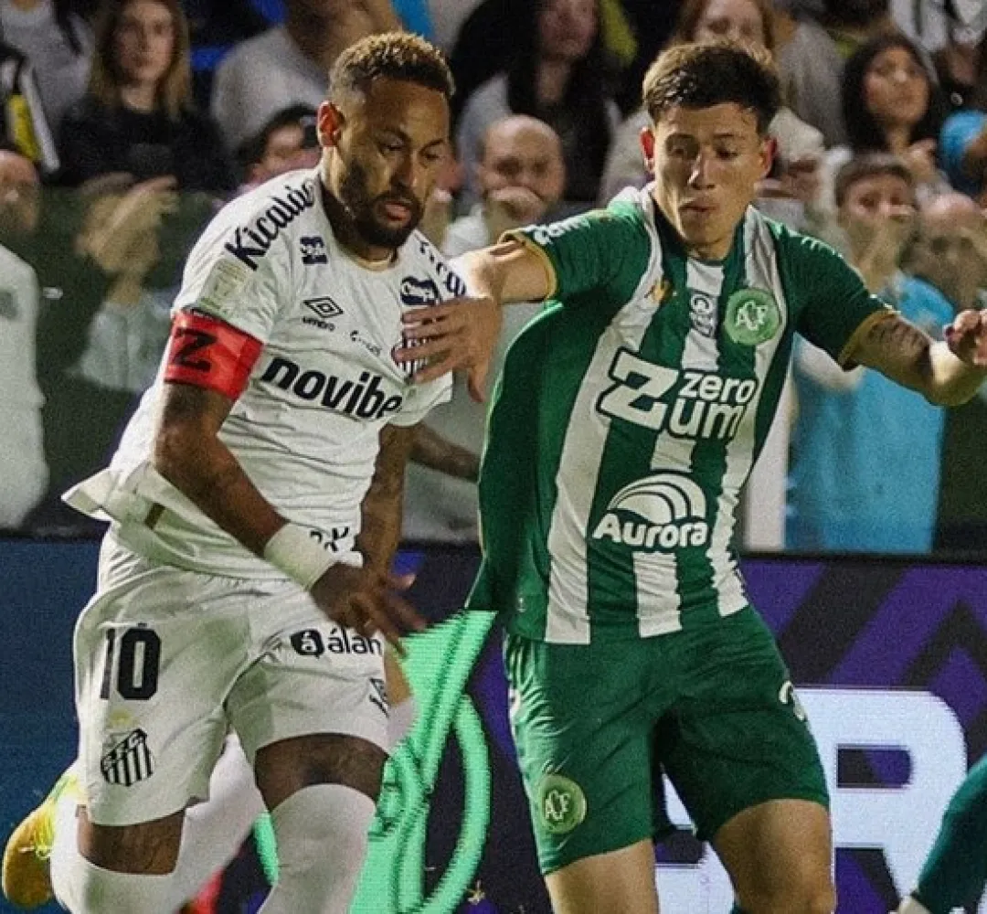 santos chapecoense neymar