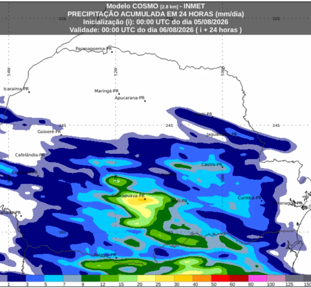 Temporais no Paraná