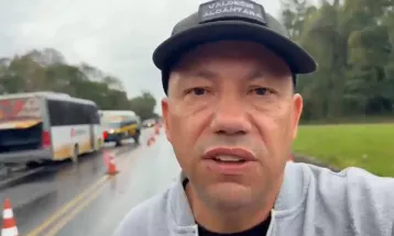 Vereador de Cascavel sofre acidente com a família na BR-277 a caminho de convenção partidária
