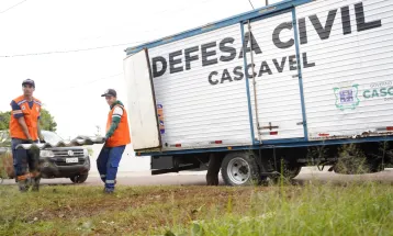 Defesa Civil orienta população de Cascavel sobre como se proteger durante temporais