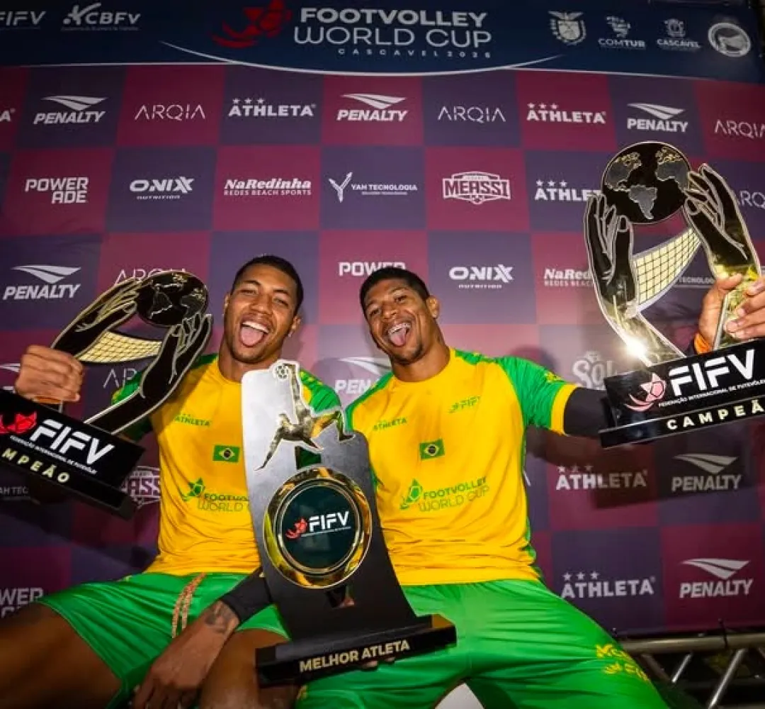 A dupla brasileira foi campeã em Cascavel