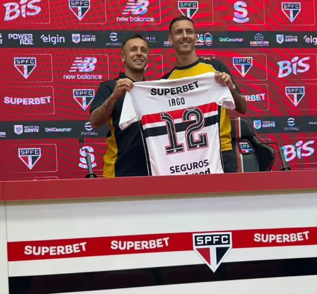 Iago irá vestir a camisa 12