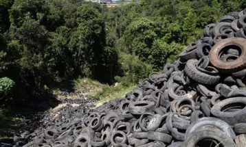 Gaema busca soluções para evitar acúmulo de pneus a céu aberto em Santo Antônio da Platina