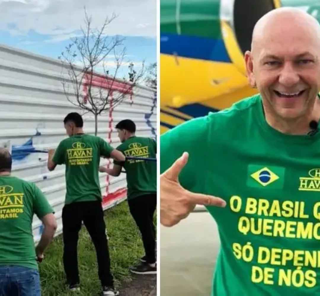 Luciano Hung paga recompensa pichação