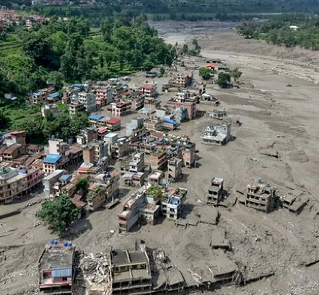 Inundação Nepal e Tibete